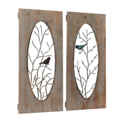 Set Of 2 Wood Bird Wall Decors With Tree Branches Brown - Olivia & May 25 Set Of 2 Wood Bird Wall Decors With Tree Branches Brown - Olivia & May -Safavieh Store GUEST 98cf3df6 f16a 4ad4 8335 73e75ec1eb76