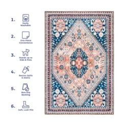 NuLOOM Nevaeh Machine Washable Bohemian Medallion Area Rug -Safavieh Store GUEST 99409db2 0b51 4191 ba83 35e7c46efdf1