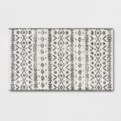 Diamond Printed Accent Aztec Rug Black - Opalhouse™ -Safavieh Store GUEST 9a5f0d3a 6dc0 4cc2 a7e1 7c16bb3d54a2