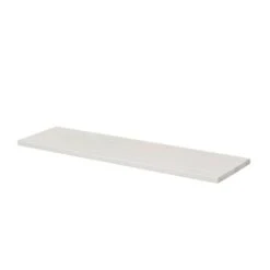 31.5" X 5.9" Filo Pine Shelf White/Black - Dolle Shelving