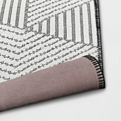 2'3"x3'9" Geo Accent Rug Gray - Project 62™ 5 2'3"x3'9" Geo Accent Rug Gray - Project 62™ - Image 3