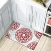 World Rug Gallery Modern Floral Circles Anti Fatigue Standing Mat -Safavieh Store GUEST 9cda098a def9 4a64 9616 5823544937da