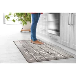 World Rug Gallery Modern Floral Circles Anti Fatigue Standing Mat -Safavieh Store GUEST 9ea40351 3874 457e a298 dbf92577cf12