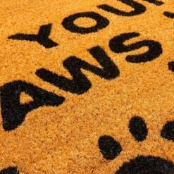 Juvale Nonslip Coco Coir Mat For Outdoor Entrance, Wipe Your Paws Doormat For Front Door Entry, Dog Lovers, 17 X 30 In -Safavieh Store GUEST a004bd82 c5d9 4d80 b2ec c7a1748f84a8