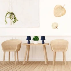 9.45" 2pk Petite Ceramic Oblong Bedside Table Desk Lamps With Matching Tapered Drum Shade Blue - Creekwood Home 16 9.45" 2pk Petite Ceramic Oblong Bedside Table Desk Lamps With Matching Tapered Drum Shade Blue - Creekwood Home -Safavieh Store GUEST a039df64 f79e 468e a009 89fbcd450565