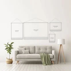 Schatzi Brown Mila Stripe Multi Wall Hanging Portrait Pink - Deny Designs -Safavieh Store GUEST a13ac065 bdc9 4a27 b6d4 f2cfcf329029