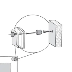 Azar Displays Floating Acrylic Wall Frame With Silver Stand Off Caps: 30" X 40" Graphic Size, Overall Frame Size: 34" X 44", 1-Pack 18 Azar Displays Floating Acrylic Wall Frame With Silver Stand Off Caps: 30" X 40" Graphic Size, Overall Frame Size: 34" X 44", 1-Pack -Safavieh Store GUEST a218d281 86f9 4577 9b3f 2281d94f1055