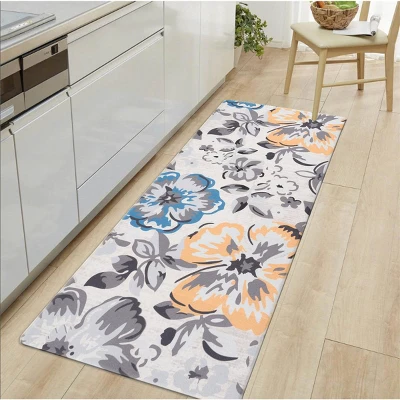 World Rug Gallery Modern Floral Anti Fatigue Standing Mat 6 World Rug Gallery Modern Floral Anti Fatigue Standing Mat - Image 4