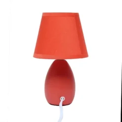 9.45" 2pk Petite Ceramic Oblong Bedside Table Desk Lamps With Matching Tapered Drum Shade Orange - Creekwood Home 13 9.45" 2pk Petite Ceramic Oblong Bedside Table Desk Lamps With Matching Tapered Drum Shade Orange - Creekwood Home -Safavieh Store GUEST a3b97f0a f307 497a 919d 6bb40c471255