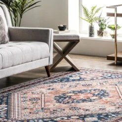 NuLOOM Nevaeh Machine Washable Bohemian Medallion Area Rug -Safavieh Store GUEST a498c0cd febc 46f4 b047 b92cdc6d7d62