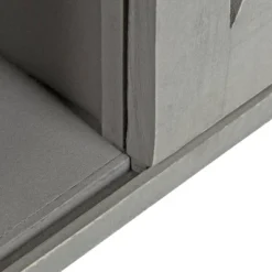 18" X 8" X 20" Decorative Farmhouse Cabinet With Barn Door And 3 Knobs Gray - Kate & Laurel All Things Decor 9 18" X 8" X 20" Decorative Farmhouse Cabinet With Barn Door And 3 Knobs Gray - Kate & Laurel All Things Decor -Safavieh Store GUEST a4990a06 8390 4dd3 a485 73651c1150a8