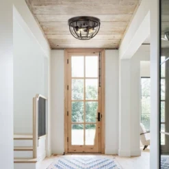 15.75" 3-Light Lyla Rustic Farmhouse Iron LED Flush Mount Wood Finished/Oil Rubbed Bronze - JONATHAN Y 14 15.75" 3-Light Lyla Rustic Farmhouse Iron LED Flush Mount Wood Finished/Oil Rubbed Bronze - JONATHAN Y -Safavieh Store GUEST a4ad1158 87c6 47c1 b1b1 28b1ff01b560