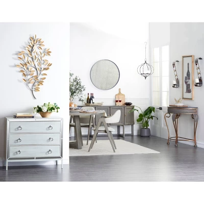 Metal Leaf Metallic Wall Decor With Stem - Olivia & May 9 Metal Leaf Metallic Wall Decor With Stem - Olivia & May - Image 7