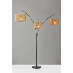 82" Cabana Collection 3-Arm Arc Lamp Black - Adesso -Safavieh Store GUEST a5c49c66 cfd5 42d5 b24d 07e7d50be40b