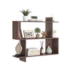 35.4" X 32" Manasa Floating Geometric Kilter 2 Tier Wall Shelf - Danya B. -Safavieh Store GUEST a6be0a12 bee9 48f2 84e0 240fef7ae176
