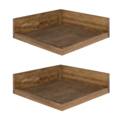 4.5" X 2.2" 2pk Levie Floating Corner Wooden Wall Shelf Set - Kate & Laurel All Things Decor 10 4.5" X 2.2" 2pk Levie Floating Corner Wooden Wall Shelf Set - Kate & Laurel All Things Decor -Safavieh Store GUEST a9939bc1 07dd 4aec a667 daac28edafed