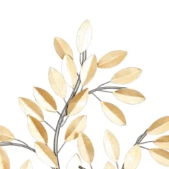 Metal Leaf Metallic Wall Decor With Stem - Olivia & May 26 Metal Leaf Metallic Wall Decor With Stem - Olivia & May -Safavieh Store GUEST aab1f179 6685 4d5f 9517 ce6fac9a5652