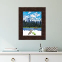 Amanti Art William Mottled Bronze Narrow Picture Frame -Safavieh Store GUEST abb720a8 c53d 4286 8d5e 2c6ded9875ca