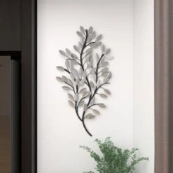 Metal Leaf Metallic Wall Decor With Stem - Olivia & May 35 Metal Leaf Metallic Wall Decor With Stem - Olivia & May -Safavieh Store GUEST ac8a16ae 32f6 441c a0c2 8014ae08377b