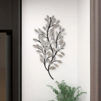 Metal Leaf Metallic Wall Decor With Stem - Olivia & May 16 Metal Leaf Metallic Wall Decor With Stem - Olivia & May - Image 14