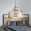 11" Bela Silver Metal Bowl Shaped Pendant Ceiling Light - River Of Goods