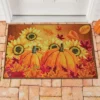 Collections Etc Festive Fall Pumpkin And Sunflower Doormat 1'8"x2'6" 1 Collections Etc Festive Fall Pumpkin And Sunflower Doormat 1'8"x2'6" -Safavieh Store GUEST adb13952 93e7 45eb b911 8e6af2da4023