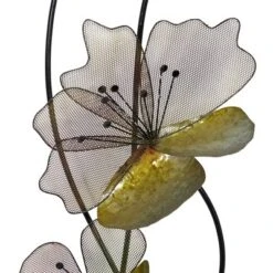 Metal Floral Wall Decor With Black Frame Set Of 2 Black - Olivia & May -Safavieh Store GUEST ae02d585 7057 428f 982f c6ae0d1d1f4a