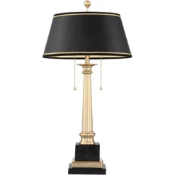 Barnes And Ivy Georgetown Traditional Desk Lamp 28 1/2" Tall Warm Brass With USB Charging Port Black Shade For Bedroom Living Room Bedside Office Kids 16 Barnes And Ivy Georgetown Traditional Desk Lamp 28 1/2" Tall Warm Brass With USB Charging Port Black Shade For Bedroom Living Room Bedside Office Kids -Safavieh Store GUEST ae744be2 d7e5 4ce7 acb9 0a26a7ff6122