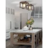 LED Iron Magnolia Rustic Farmhouse Flush Mount Brown - JONATHAN Y -Safavieh Store GUEST afaa4b0e 53d7 49d8 8ea8 6776b4d48798