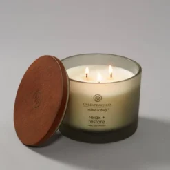 Glass Jar Candle Relax + Restore - Mind & Body By Chesapeake Bay Candle -Safavieh Store GUEST b0b11a42 0add 45a1 a00b b09ea94ca093