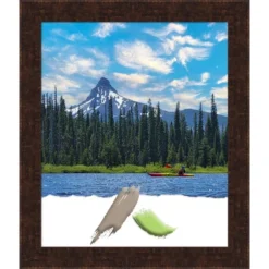 Amanti Art William Mottled Bronze Narrow Picture Frame -Safavieh Store GUEST b0f75bff d445 4a0c 9604 86efde3969ac