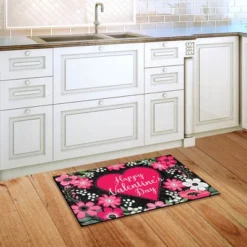 Briarwood Lane Happy Valentine's Floral Doormat Love Heart Indoor Outdoor 30" X 18" -Safavieh Store GUEST b2093459 066a 451f b32d b945ca9d647a