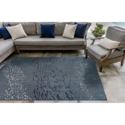 Liora Manne Carmel Indoor/Outdoor Rug Navy -Safavieh Store GUEST b2116281 b644 46b7 9463 70357df023e2