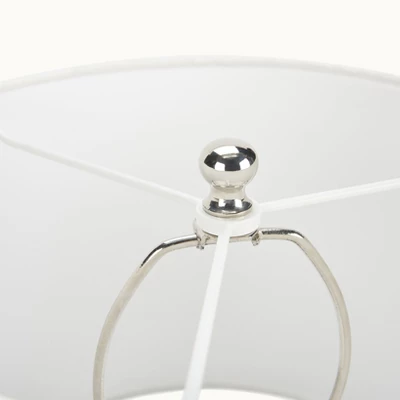 18" Black/White Abstract Splash Ceramic Table Lamp - Nourison 5 18" Black/White Abstract Splash Ceramic Table Lamp - Nourison - Image 3