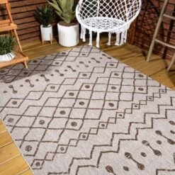 Nokat Modern Bohemian Inspired Indoor/Outdoor Area Rug - JONATHAN Y -Safavieh Store GUEST b24b365d 10dd 4e06 b88e 4f4bf29485bc