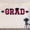 Big Dot Of Happiness Maroon Graduation Party Decor - Vinyl Wall Decals - Grad -Safavieh Store GUEST b28ea7fc a9d9 4c90 bae1 20ef79fb9cda