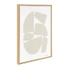 23" X 33" Sylvie Constructed I Neutral Framed Wall Canvas By Statement Goods Natural - Kate & Laurel All Things Decor -Safavieh Store GUEST b54eeb2f 3ed2 4ea1 a505 5c3fce29d9a0