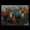 Northlight 15.75" LED Flickering Candles And Flowers Glass Candles Canvas Wall Art -Safavieh Store GUEST b5d9488e 15ba 467a 9cd6 d91959383464