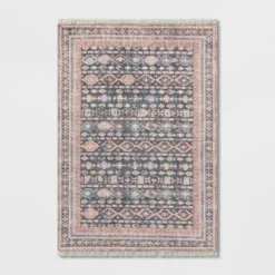 Alexandra Floral Printed Border Persian Rug Blush - Opalhouse™ -Safavieh Store GUEST b64cccec 5c26 44cb bb19 1be2036f9757