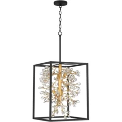 Possini Euro Design Carrine Black Gold Pendant Chandelier 15 1/4" Wide Modern Clear Crystal 4-Light Fixture For Dining Room House Foyer Kitchen Island 14 Possini Euro Design Carrine Black Gold Pendant Chandelier 15 1/4" Wide Modern Clear Crystal 4-Light Fixture For Dining Room House Foyer Kitchen Island -Safavieh Store GUEST b735d13c 1eec 4f19 9423 8a87f77cc1fd