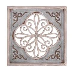 Farmhouse Wood Wall Decor Gray - Olivia & May -Safavieh Store GUEST b7dde870 77da 4769 8021 272e6e483dbe
