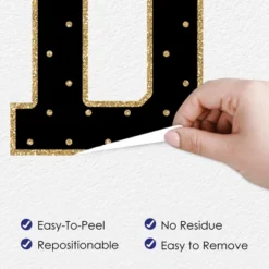 Big Dot Of Happiness Gold Graduation Party Decor - Vinyl Wall Decals - Grad -Safavieh Store GUEST b87e305a d5c0 4ab2 9034 1e69bdf56860