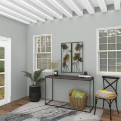 Metal Floral Wall Decor With Black Frame Set Of 2 Black - Olivia & May -Safavieh Store GUEST b89c9dd9 f587 41ae b6cc a3c19025baa5