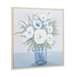 Canvas Floral Bouquet Framed Wall Art With Tan Frame Multi Colored - Olivia & May -Safavieh Store GUEST b8c58882 f8d5 46cb 85d4 38c4ee3377bf