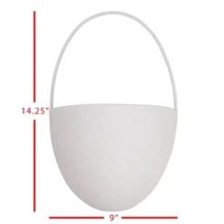 Textured Wall Pocket Gray Metal - Foreside Home & Garden -Safavieh Store GUEST b937de03 e801 42f7 be5f db9f6e6ff6d8