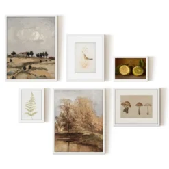 Americanflat 6 Piece Vintage Gallery Wall Art Set - Fall Study, Autumn In The Hills, Mushrooms, Light Bird, Fern Frond By Maple + Oak 13 Americanflat 6 Piece Vintage Gallery Wall Art Set - Fall Study, Autumn In The Hills, Mushrooms, Light Bird, Fern Frond By Maple + Oak -Safavieh Store GUEST b97b1083 43fd 44d8 864b 6d7b2a945400