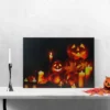 Northlight LED Lighted Jack-O-Lanterns And Leaves Halloween Canvas Wall Art 15.75" X 23.5" -Safavieh Store GUEST b9967297 6ea2 4d7e 80e0 625febf6bb20