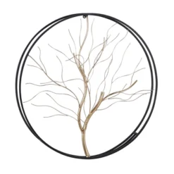 Metal Tree Branch Wall Decor With Black Frame Gold - Olivia & May 7 Metal Tree Branch Wall Decor With Black Frame Gold - Olivia & May -Safavieh Store GUEST bb676470 5646 4750 87e3 d578bb5b2871