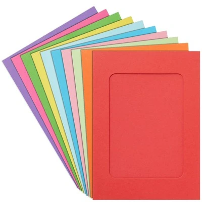 Juvale 50-Pack Cardboard Picture Frames With Clips For Photo Hanging Display, Wall Decor And Party Decor For DIY Projects, 10 Colors, 4x6 In 7 Juvale 50-Pack Cardboard Picture Frames With Clips For Photo Hanging Display, Wall Decor And Party Decor For DIY Projects, 10 Colors, 4x6 In - Image 5