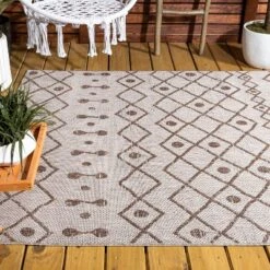 Nokat Modern Bohemian Inspired Indoor/Outdoor Area Rug - JONATHAN Y -Safavieh Store GUEST be42cd44 207c 4f18 9301 8aa106c6b15d